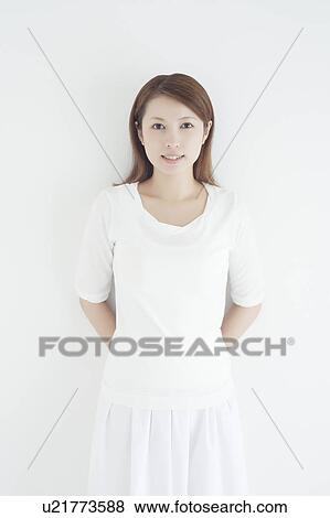 Stock Photo - Portrait of Young Woman. Fotosearch
