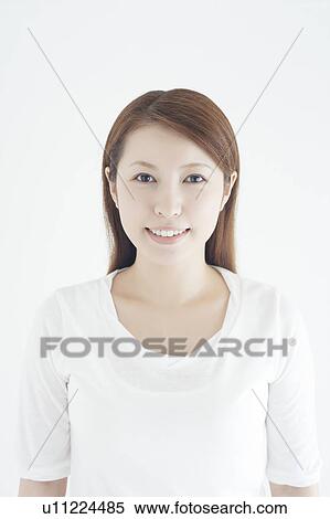 Stock Photography - Portrait of Young Woman. Fotosearch