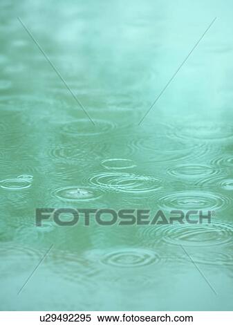 Rain Falling on Water View Large Photo Image Stock Photography - Rain Falling on Water. Fotosearch