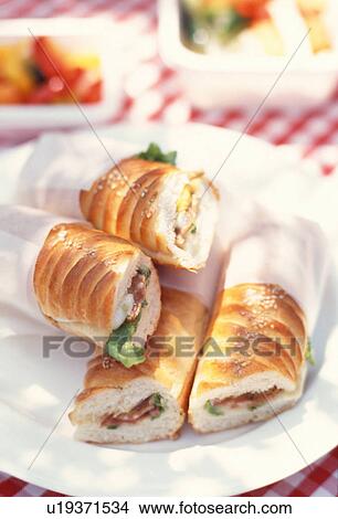 Picture - Sandwiches. Fotosearch