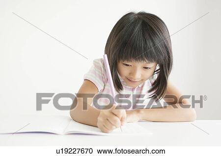 Schoolgirl Studying View Large Photo Image Stock Image - Schoolgirl Studying. Fotosearch