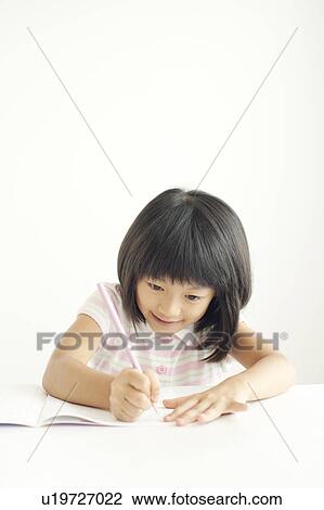 Schoolgirl Studying View Large Photo Image Stock Image - Schoolgirl Studying. Fotosearch