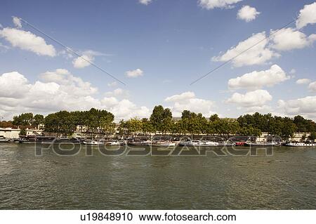Seine River, Paris, France View Large Photo Image Stock Image - Seine River, Paris, France. Fotosearch