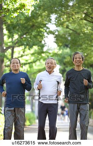 Senior men jogging View Large Photo Image Stock Photography - Senior men jogging. Fotosearch