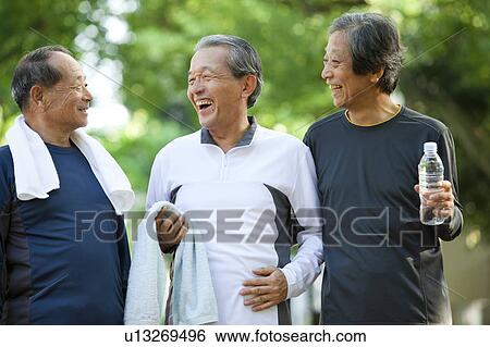 Senior men laughing View Large Photo Image Stock Photograph - Senior men laughing . Fotosearch