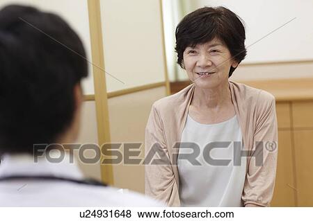 Senior Woman Seeing Doctor View Large Photo Image Stock Photo - Senior Woman Seeing Doctor. Fotosearch