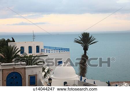 Stock Photo - Sidi Bou Said village, Syria. Fotosearch