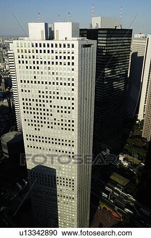 Skyscrapers, Tokyo Prefecture, Japan View Large Photo Image Stock Image - Skyscrapers, Tokyo Prefecture, Japan. Fotosearch