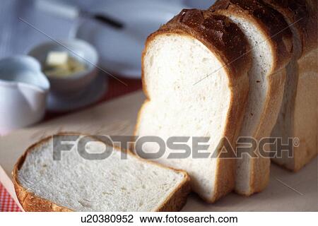 Stock Image - Slices of bread. Fotosearch