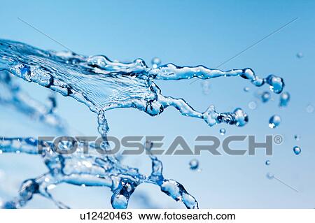 Stock Image - Splashing water. Fotosearch