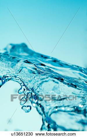 Stock Image - Splashing water. Fotosearch