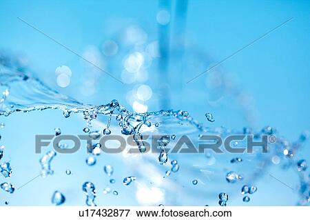 Splashing water View Large Photo Image Stock Photo - Splashing water. Fotosearch