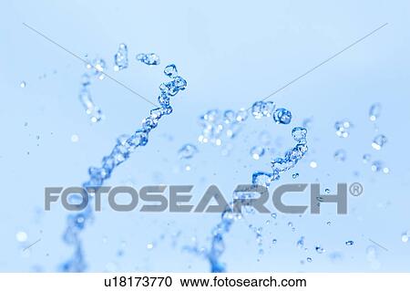 Stock Image - Spraying water. Fotosearch