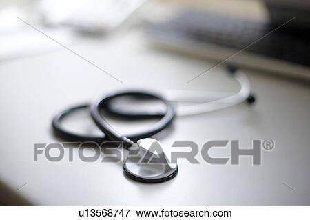 Stethoscope View Large Photo Image Stock Photo - Stethoscope. Fotosearch