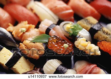 Sushi View Large Photo Image Stock Photo - Sushi. Fotosearch