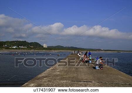 Stock Photo - Taito beach, Chiba Prefecture, Japan. Fotosearch