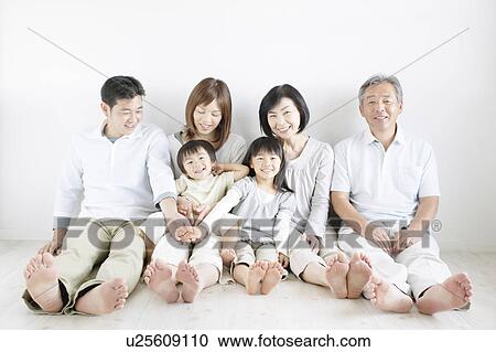 Three Generation Family View Large Photo Image Stock Image - Three Generation Family. Fotosearch