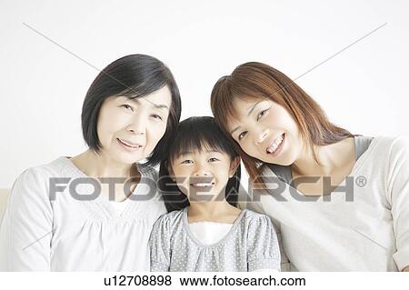 Stock Photo - Three Generations of Females. Fotosearch