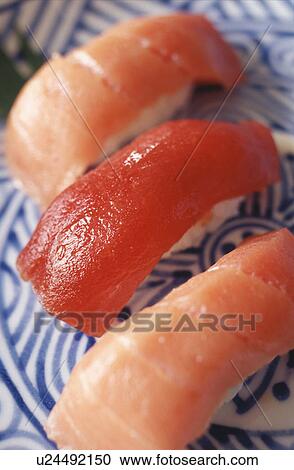 Tuna sushi View Large Photo Image Stock Image - Tuna sushi. Fotosearch