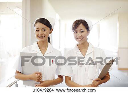 Two Nurses View Large Photo Image Picture - Two Nurses. Fotosearch