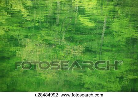 Stock Image - Water surface of Ryugakubo, Niigata Prefecture, Japan. Fotosearch