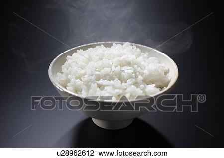 White rice in a bowl View Large Photo Image Stock Image - White rice in a bowl. Fotosearch