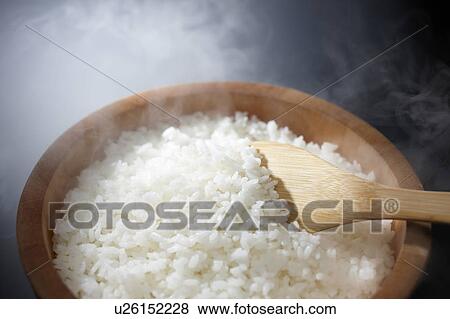 White rice in wooden container View Large Photo Image Stock Photo - White rice in wooden container. Fotosearch