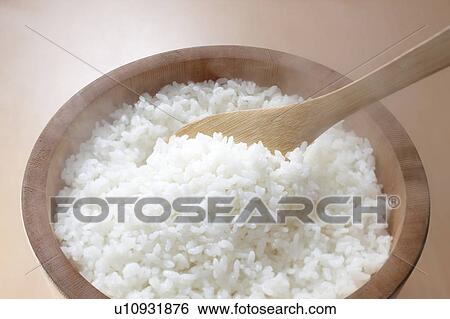 White rice in wooden container View Large Photo Image Stock Photograph - White rice in wooden container. Fotosearch