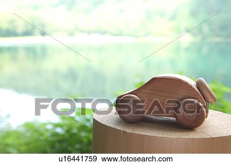 Wooden Toy Car View Large Photo Image Stock Photo - Wooden Toy Car. Fotosearch