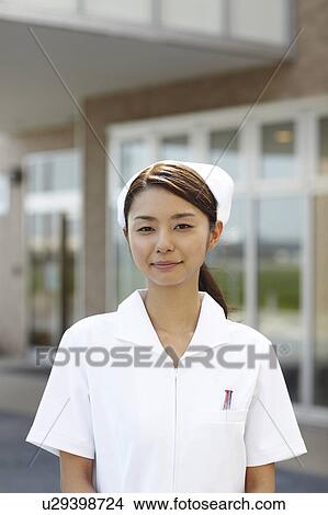 Picture - Young Female Nurse. Fotosearch