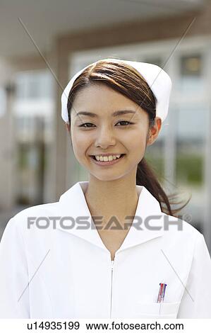 Young Female Nurse View Large Photo Image Stock Photo - Young Female Nurse. Fotosearch