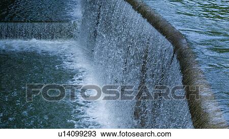 Detail of waterfall, hydroelectic dam View Large Photo Image Stock Image - Detail of waterfall, hydroelectic dam. Fotosearch