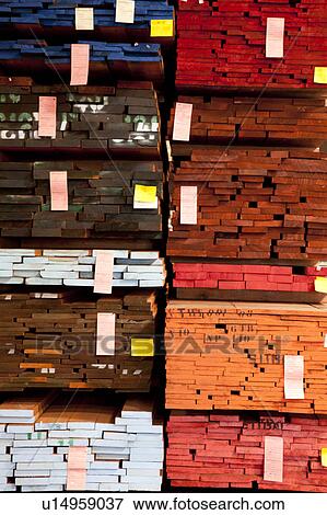 Full frame of stack of plywood in warehouse View Large Photo Image Stock Photo - Full frame of stack of plywood in warehouse. Fotosearch
