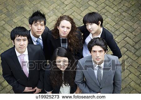 Multi ethnic business group View Large Photo Image Stock Image - Multi ethnic business group. Fotosearch