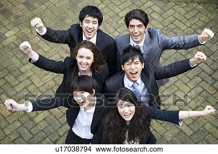 Picture - Successful multi ethnic business group. Fotosearch