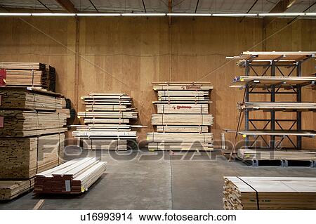 Wooden plywood stored in warehouse View Large Photo Image Picture - Wooden plywood stored in warehouse. Fotosearch