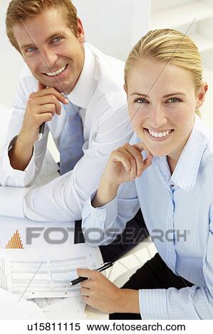 Business meeting in an office View Large Photo Image Stock Photography - Business meeting in an office. Fotosearch