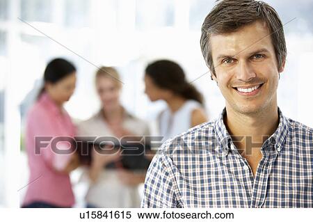 Stock Photography - Businessman in office. Fotosearch