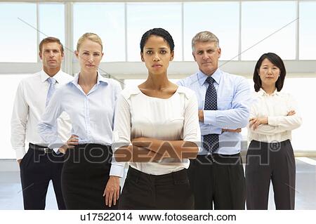 Picture - Confident business people. Fotosearch
