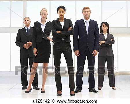 Confident business people View Large Photo Image Stock Image - Confident business people. Fotosearch
