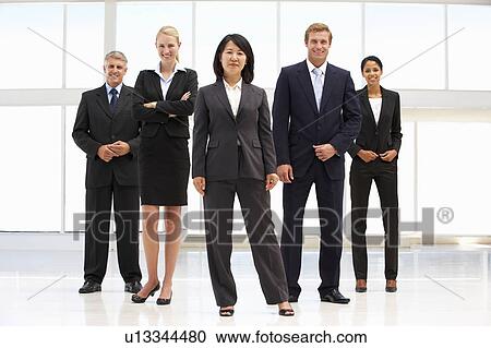 Confident business people View Large Photo Image Stock Image - Confident business people. Fotosearch