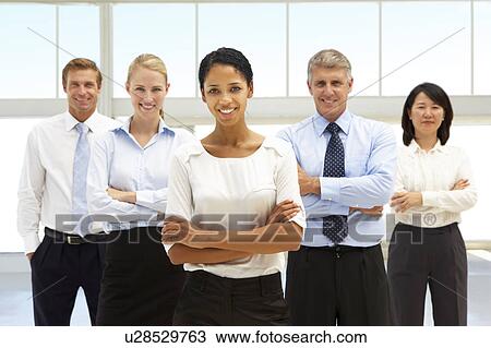 Confident business people View Large Photo Image Stock Image - Confident business people. Fotosearch