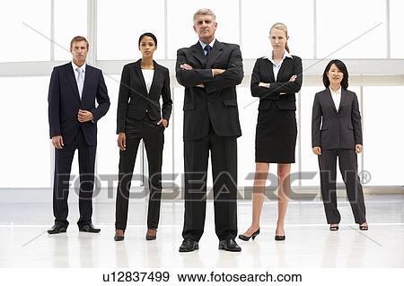 Stock Photo - Confident business people. Fotosearch