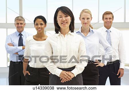 Confident business people View Large Photo Image Stock Photo - Confident business people. Fotosearch
