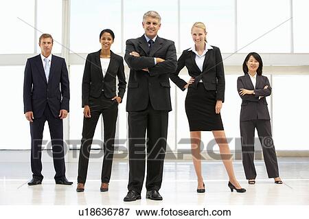 Confident business people View Large Photo Image Stock Photo - Confident business people. Fotosearch