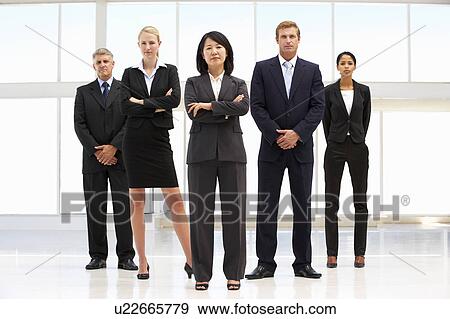 Confident business people View Large Photo Image Stock Photo - Confident business people. Fotosearch