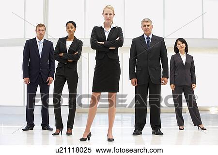 Stock Photography - Confident business people. Fotosearch