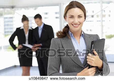 Confident businesswoman View Large Photo Image Stock Photo - Confident businesswoman. Fotosearch