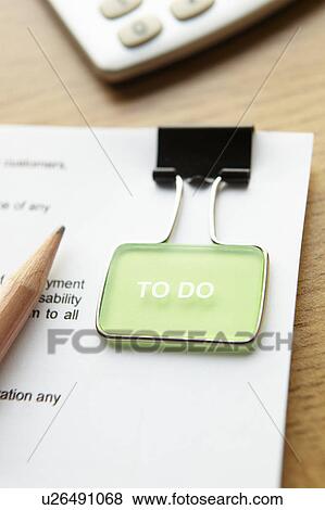 Stock Photo - Document for attention. Fotosearch