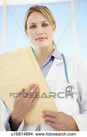 Picture - Female doctor. Fotosearch